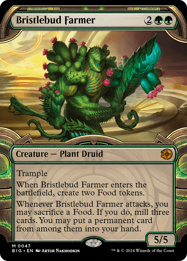 Image of Bristlebud Farmer (Showcase) [Outlaws of Thunder Junction: The Big Score]