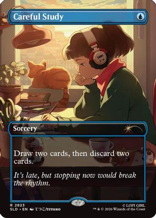 Image of Careful Study (2823) (SLD-2823) - Secret Lair Drop Series