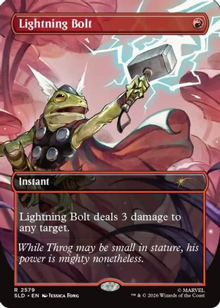Image of Lightning Bolt (2579) (SLD-2579) - Secret Lair Drop Series