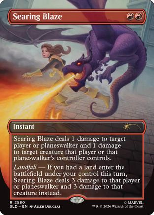 Image of Searing Blaze (SLD-2580) - Secret Lair Drop Series Foil