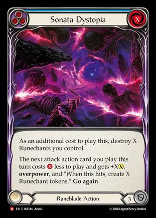 Image of Sonata Dystopia (IAR144) - Usurp the Shadow Throne Rainbow Foil