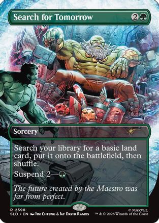 Image of Search for Tomorrow (SLD-2598) - Secret Lair Drop Series Foil
