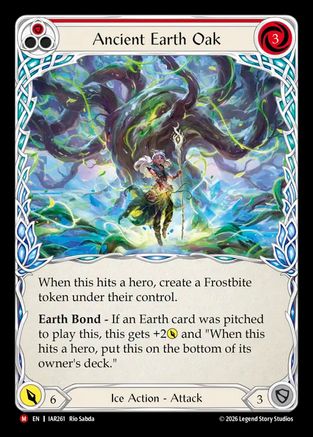 Image of Ancient Earth Oak (IAR261) - Usurp the Shadow Throne Rainbow Foil