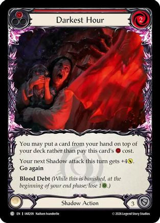 Image of Darkest Hour (IAR209) - Usurp the Shadow Throne Rainbow Foil