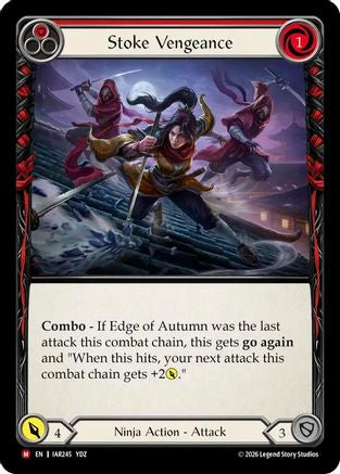 Image of Stoke Vengeance (IAR245) - Usurp the Shadow Throne Rainbow Foil
