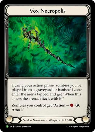 Image of Vox Necropolis (GEM186) - GEM Pack 6 Cold Foil