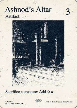 Image of Ashnod's Altar (0095) (SLZ-095) - Secret Lair x MSCHF: The Zeta Set