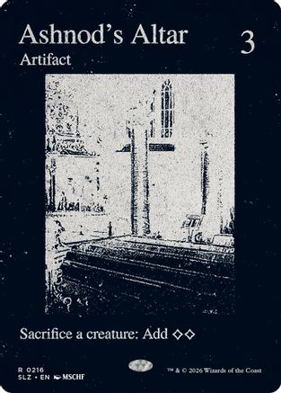 Image of Ashnod's Altar (0216) (SLZ-216) - Secret Lair x MSCHF: The Zeta Set