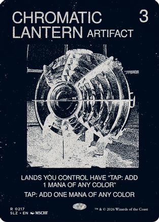 Image of Chromatic Lantern (0217) (SLZ-217) - Secret Lair x MSCHF: The Zeta Set