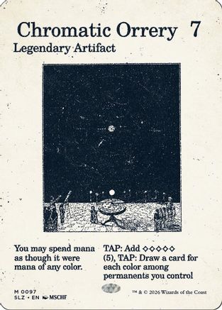Image of Chromatic Orrery (0097) (SLZ-097) - Secret Lair x MSCHF: The Zeta Set