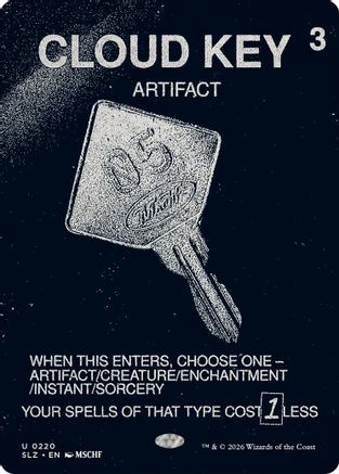 Image of Cloud Key (0220) (SLZ-220) - Secret Lair x MSCHF: The Zeta Set
