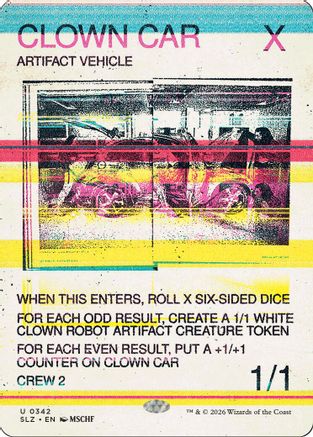 Image of Clown Car (0342) (SLZ-342) - Secret Lair x MSCHF: The Zeta Set