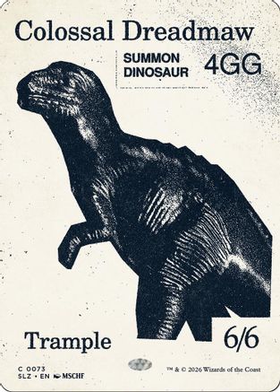 Image of Colossal Dreadmaw (0073) (SLZ-073) - Secret Lair x MSCHF: The Zeta Set