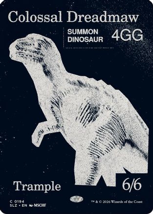 Image of Colossal Dreadmaw (0194) (SLZ-194) - Secret Lair x MSCHF: The Zeta Set