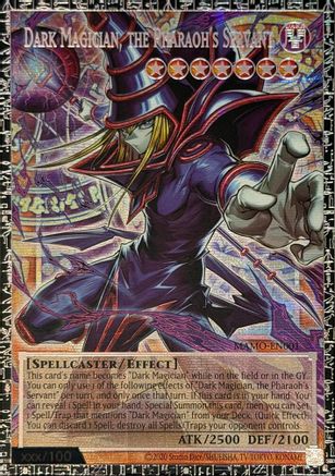 Image of Dark Magician, the Pharaoh's Servant (GMR) (MAMO-EN001) - Magnificent Monsters 1st Edition