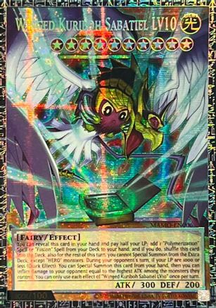 Image of Winged Kuriboh Sabatiel LV10 (GMR) (MAMO-EN006) - Magnificent Monsters 1st Edition