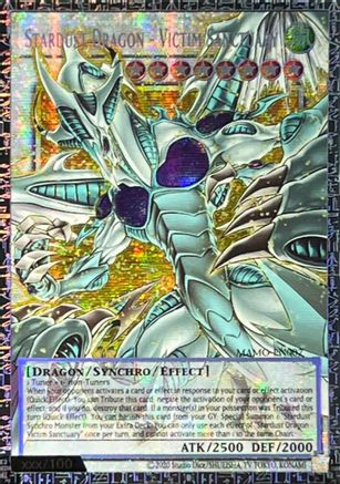Image of Stardust Dragon - Victim Sanctuary (GMR) (MAMO-EN007) - Magnificent Monsters 1st Edition