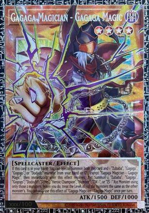 Image of Gagaga Magician - Gagaga Magic (GMR) (MAMO-EN011) - Magnificent Monsters 1st Edition