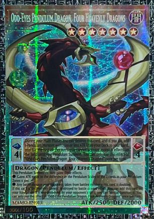 Image of Odd-Eyes Pendulum Dragon, Four Heavenly Dragons (GMR) (MAMO-EN013) - Magnificent Monsters 1st Edition