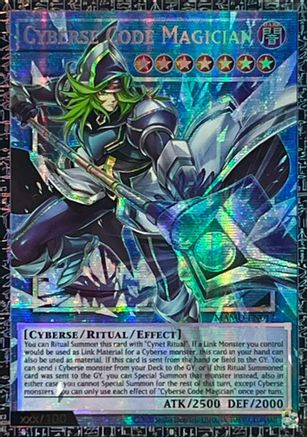 Image of Cyberse Code Magician (GMR) (MAMO-EN017) - Magnificent Monsters 1st Edition