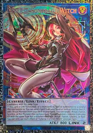Image of Cyberse Contract Witch (GMR) (MAMO-EN018) - Magnificent Monsters 1st Edition