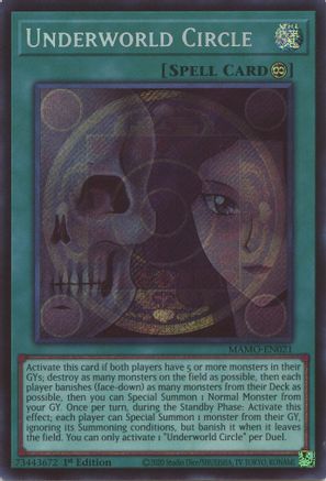 Image of Underworld Circle (Secret Rare) (MAMO-EN021) - Magnificent Monsters 1st Edition