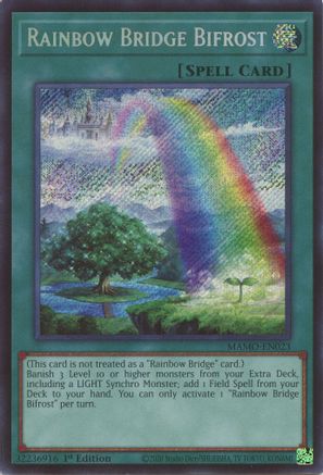 Image of Rainbow Bridge Bifrost (Secret Rare) (MAMO-EN023) - Magnificent Monsters 1st Edition