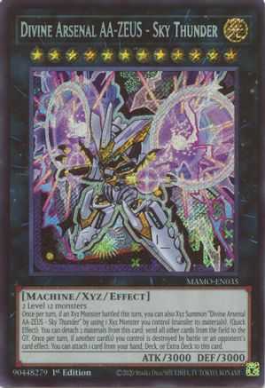 Image of Divine Arsenal AA-ZEUS - Sky Thunder (Secret Rare) (MAMO-EN035) - Magnificent Monsters 1st Edition