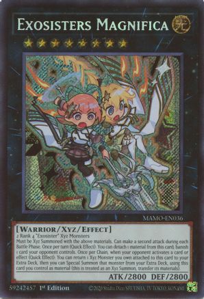 Image of Exosisters Magnifica (Secret Rare) (MAMO-EN036) - Magnificent Monsters 1st Edition