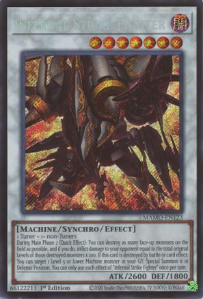 Image of Infernal Strike Fighter (MAMO-EN123) - Magnificent Monsters 1st Edition