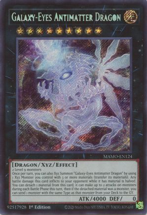 Image of Galaxy-Eyes Antimatter Dragon (MAMO-EN124) - Magnificent Monsters 1st Edition