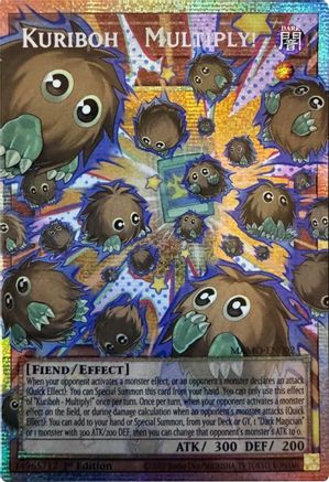 Image of Kuriboh - Multiply! (Starlight Rare) (Extended Art) (MAMO-EN002) - Magnificent Monsters 1st Edition