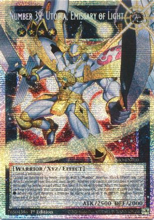 Image of Number 39: Utopia, Emissary of Light (Starlight Rare) (Extended Art) (MAMO-EN010) - Magnificent Monsters 1st Edition