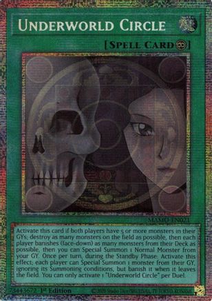 Image of Underworld Circle (Starlight Rare) (MAMO-EN021) - Magnificent Monsters 1st Edition