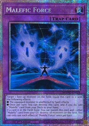Image of Malefic Force (Starlight Rare) (MAMO-EN024) - Magnificent Monsters 1st Edition