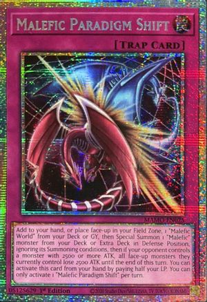 Image of Malefic Paradigm Shift (Starlight Rare) (MAMO-EN025) - Magnificent Monsters 1st Edition