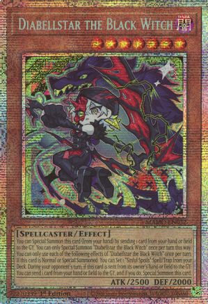 Image of Diabellstar the Black Witch (Starlight Rare) (MAMO-EN032) - Magnificent Monsters 1st Edition