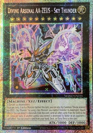Image of Divine Arsenal AA-ZEUS - Sky Thunder (Starlight Rare) (MAMO-EN035) - Magnificent Monsters 1st Edition