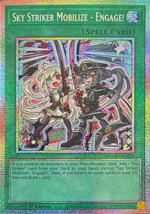 Image of Sky Striker Mobilize - Engage! (Starlight Rare) (MAMO-EN039) - Magnificent Monsters 1st Edition