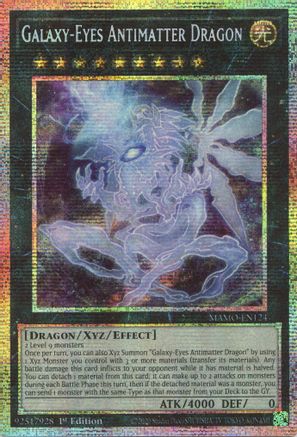 Image of Galaxy-Eyes Antimatter Dragon (Starlight Rare) (MAMO-EN124) - Magnificent Monsters 1st Edition
