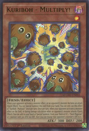 Image of Kuriboh - Multiply! (MAMO-EN002) - Magnificent Monsters 1st Edition