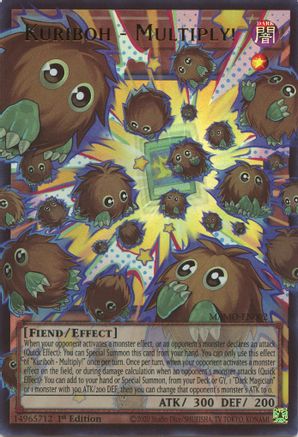 Image of Kuriboh - Multiply! (Extended Art) (MAMO-EN002) - Magnificent Monsters 1st Edition