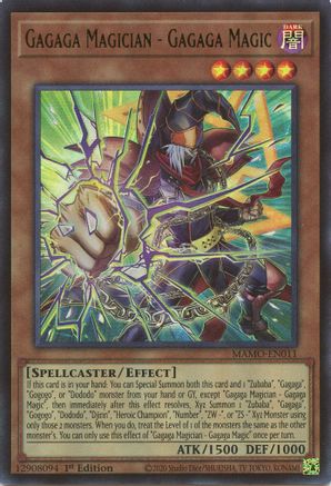 Image of Gagaga Magician - Gagaga Magic (MAMO-EN011) - Magnificent Monsters 1st Edition