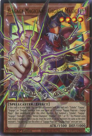 Image of Gagaga Magician - Gagaga Magic (Extended Art) (MAMO-EN011) - Magnificent Monsters 1st Edition