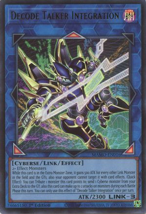 Image of Decode Talker Integration (MAMO-EN016) - Magnificent Monsters 1st Edition