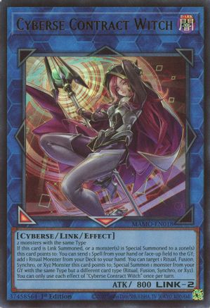 Image of Cyberse Contract Witch (MAMO-EN018) - Magnificent Monsters 1st Edition