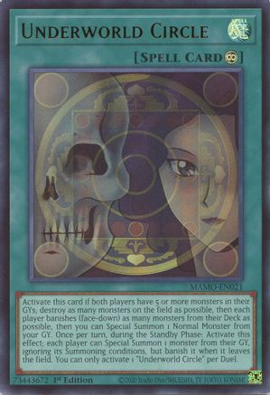 Image of Underworld Circle (MAMO-EN021) - Magnificent Monsters 1st Edition