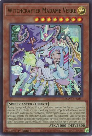 Image of Witchcrafter Madame Verre (MAMO-EN031) - Magnificent Monsters 1st Edition