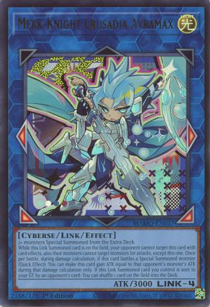 Image of Mekk-Knight Crusadia Avramax (MAMO-EN037) - Magnificent Monsters 1st Edition