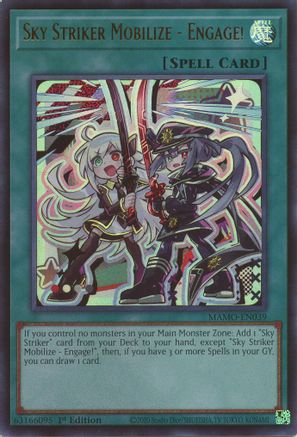 Image of Sky Striker Mobilize - Engage! (MAMO-EN039) - Magnificent Monsters 1st Edition